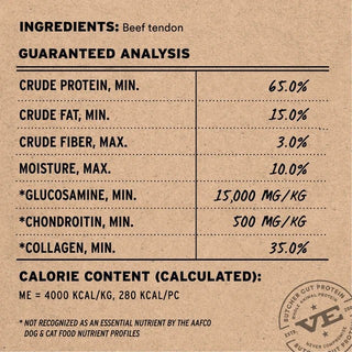 Vital Essentials Raw Bar Freeze-Dried Beef Tendon