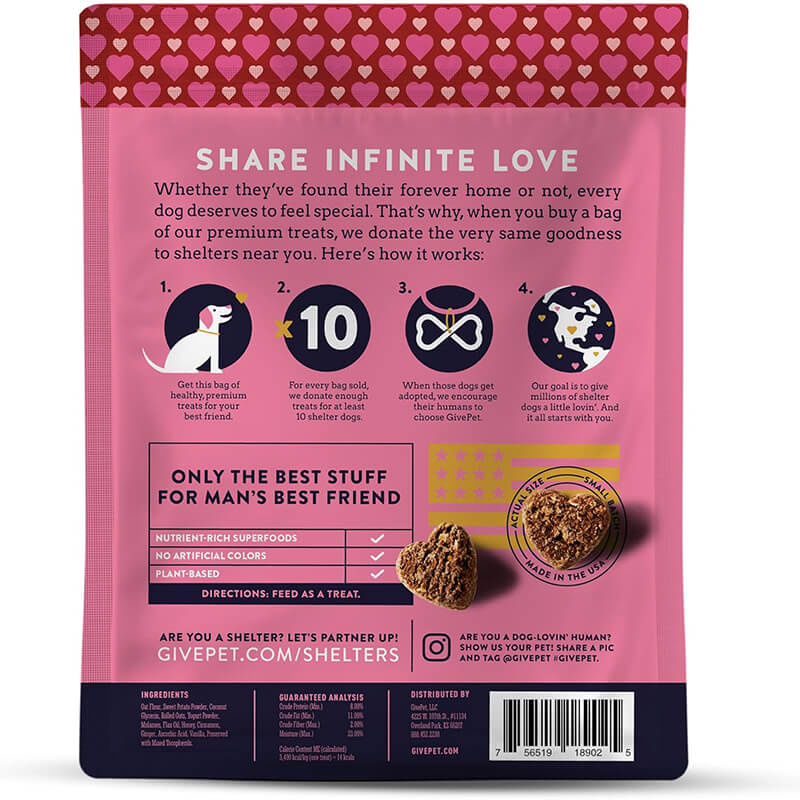 Givepet Valentine's Day Soft Baked Treats Spice
