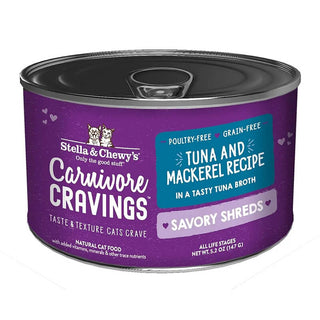 Stella & Chewy's Carnivore Cravings Savory Shreds Tuna & Mackerel