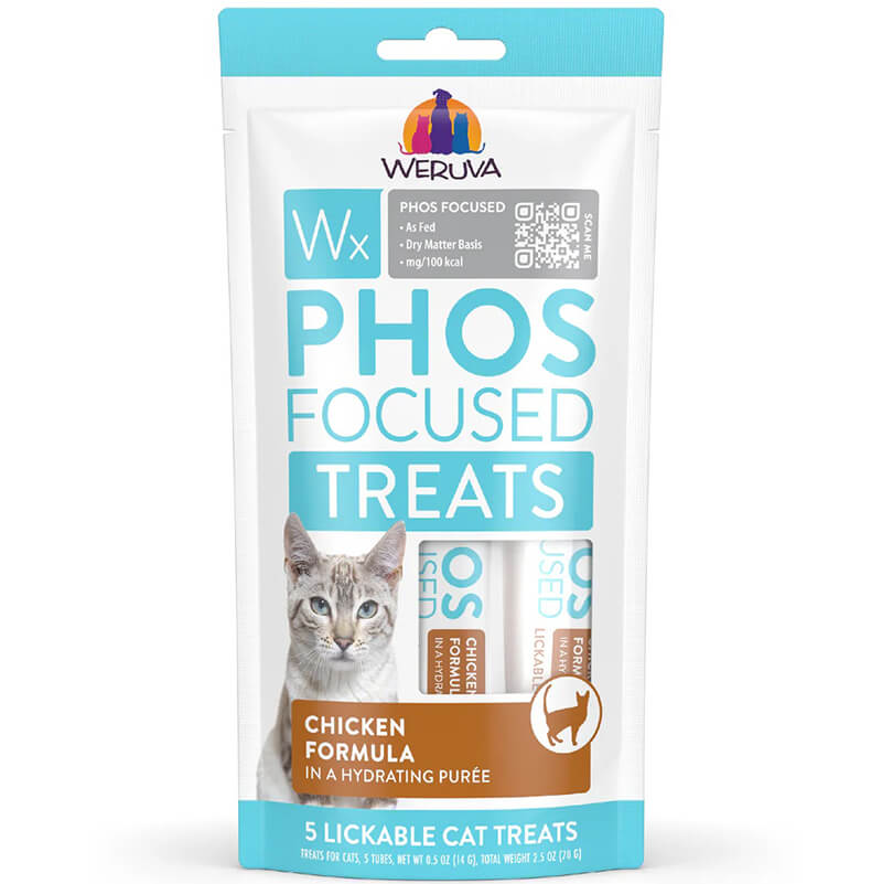 Weruva WX Low Phosphorus  Lickable Treat Chicken 5-Pack