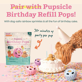 Woof Birthday Pupsicle Pink