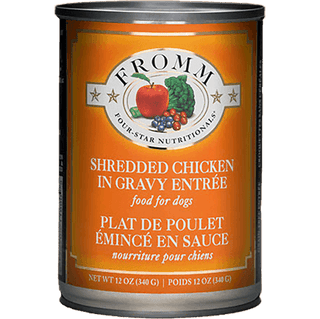 Fromm Four Star Shredded Chicken in Gravy Entrée
