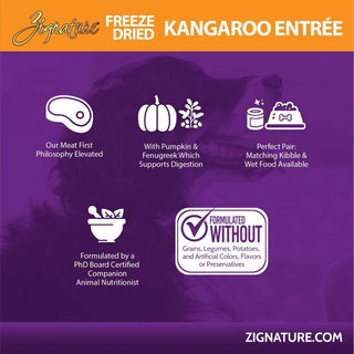 Zignature Freeze-Dried Kangaroo