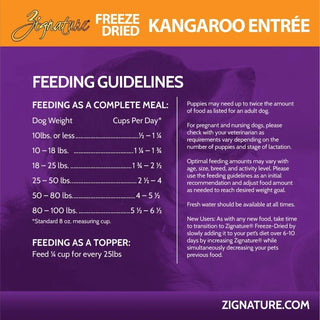 Zignature Freeze-Dried Kangaroo