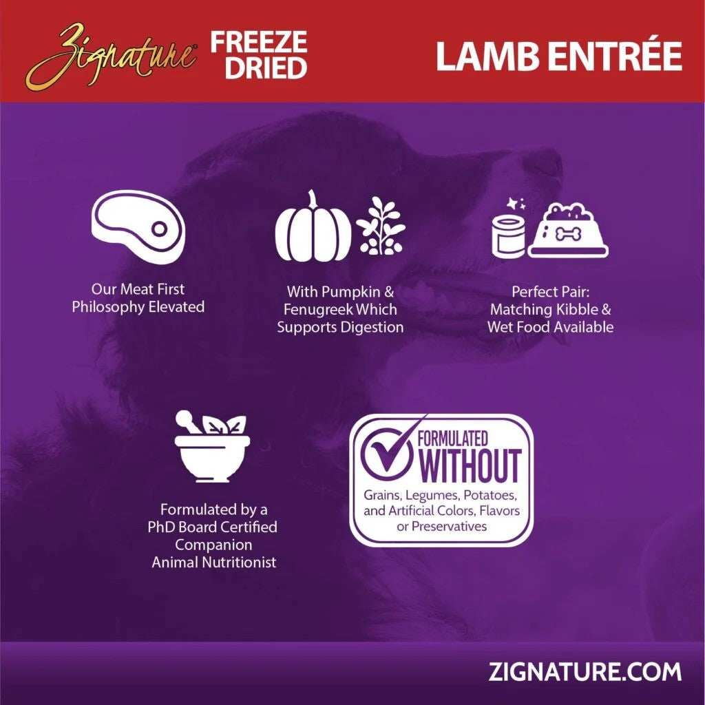 Zignature Freeze-Dried Lamb