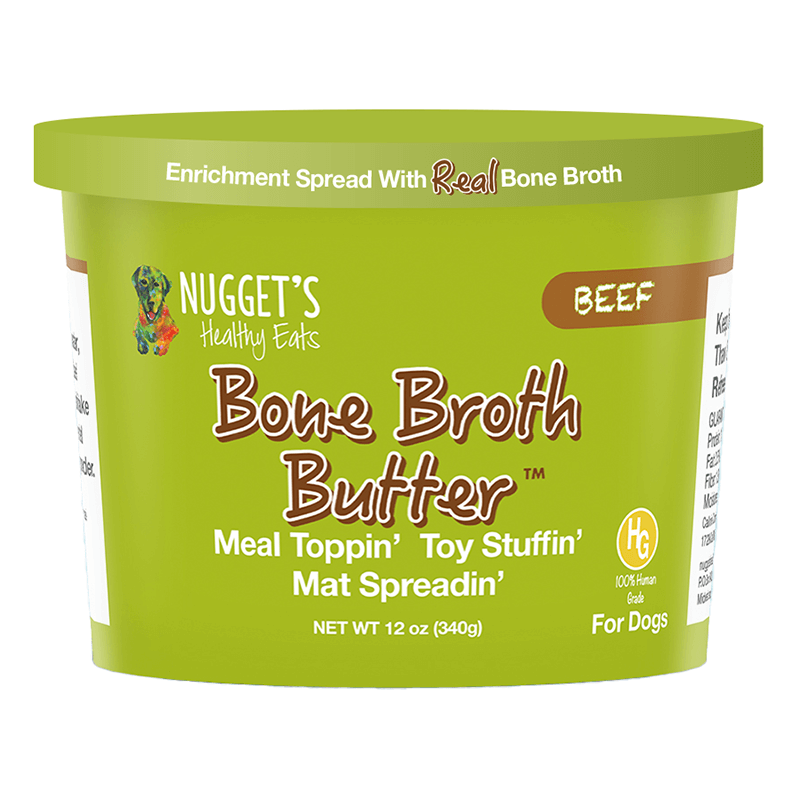 Nugget's Healthy Eats Bone Broth Butter Beef DISCONTINUED