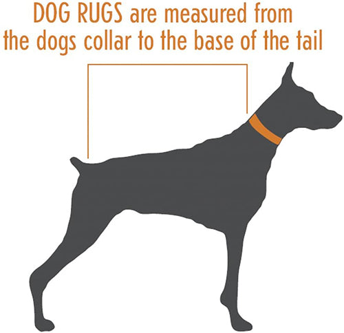 Back on Track Dog Mesh Rug measurment 
