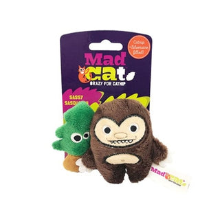 Mad Cat Sassy Sasquatch Twin Pack Catnip & Silvervine Toy