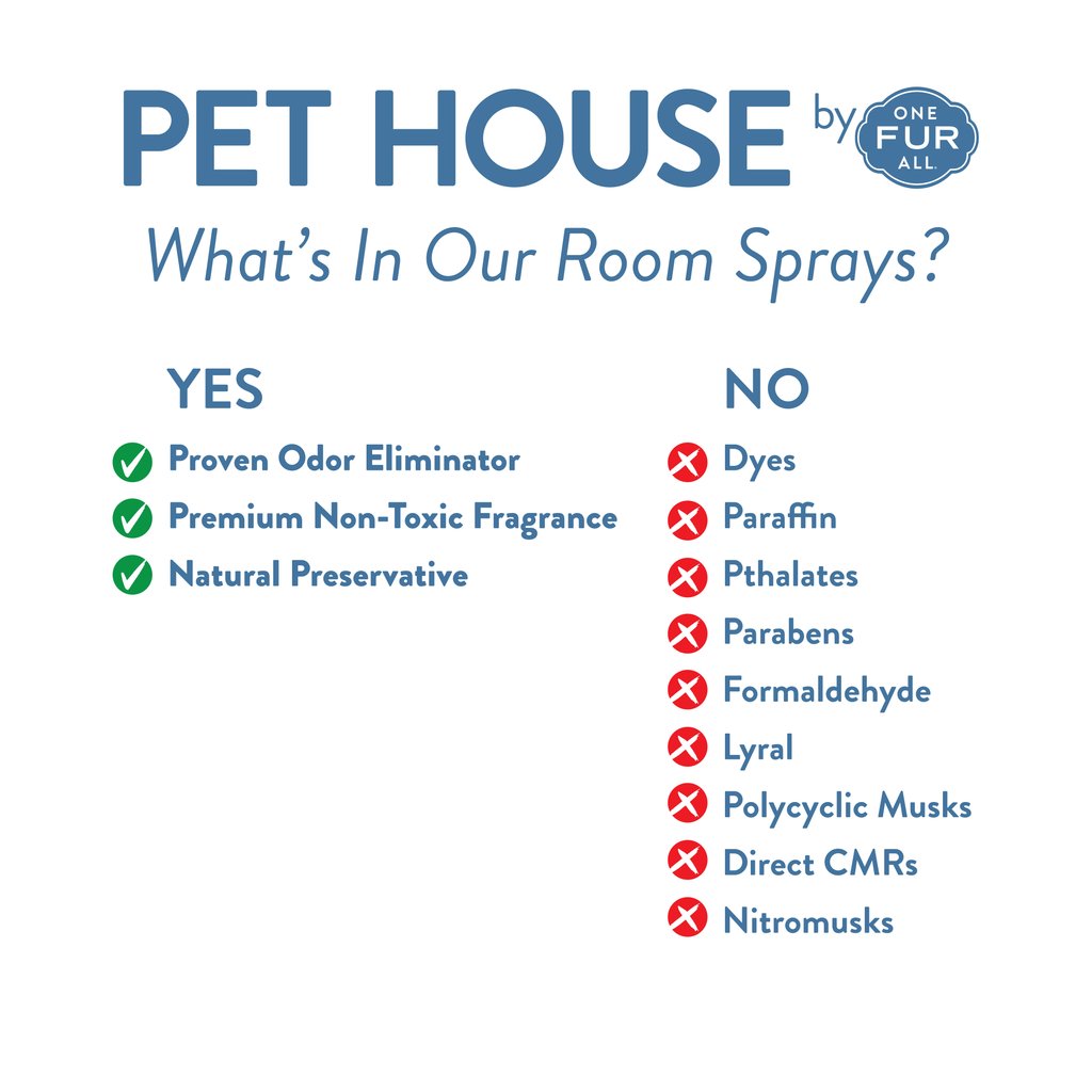 One Fur All Pet House Room Spray - Lavender Green Tea