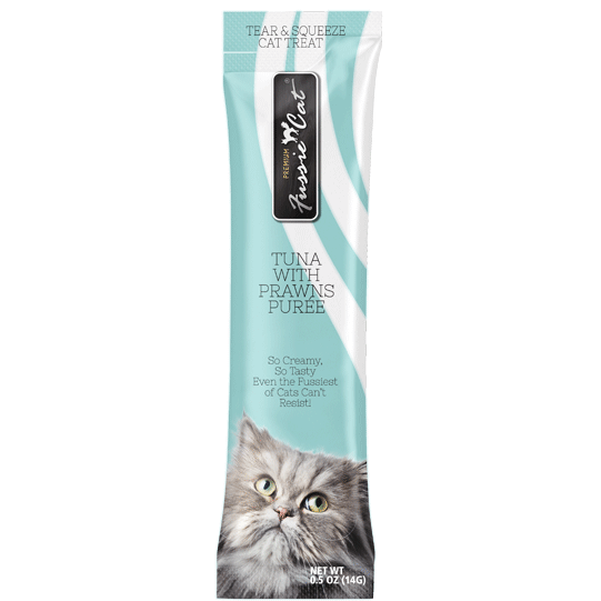 Fussie Cat Tuna & Prawns Puree Lickable Treat