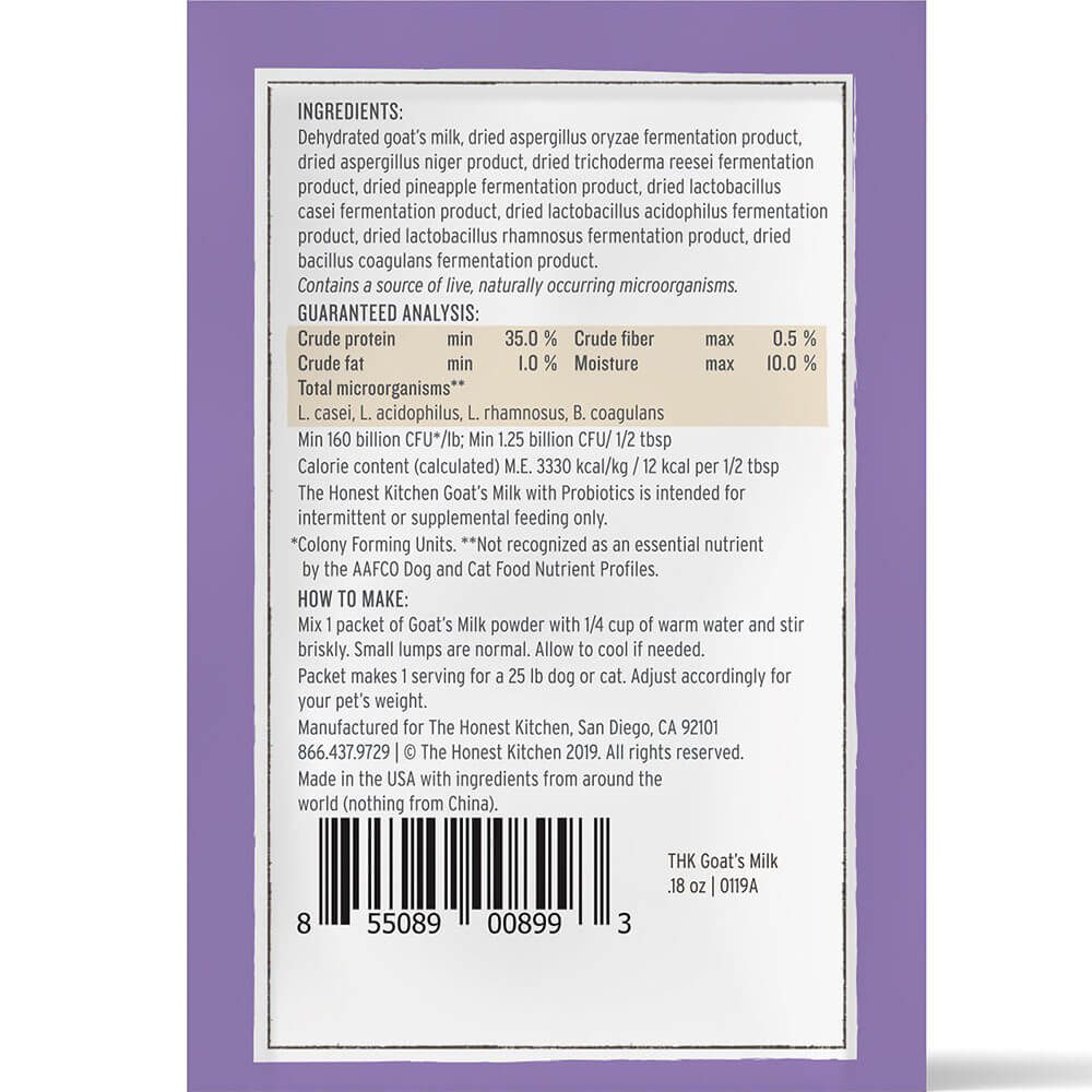 Honest Kitchen  Goat's Milk Daily Booster
