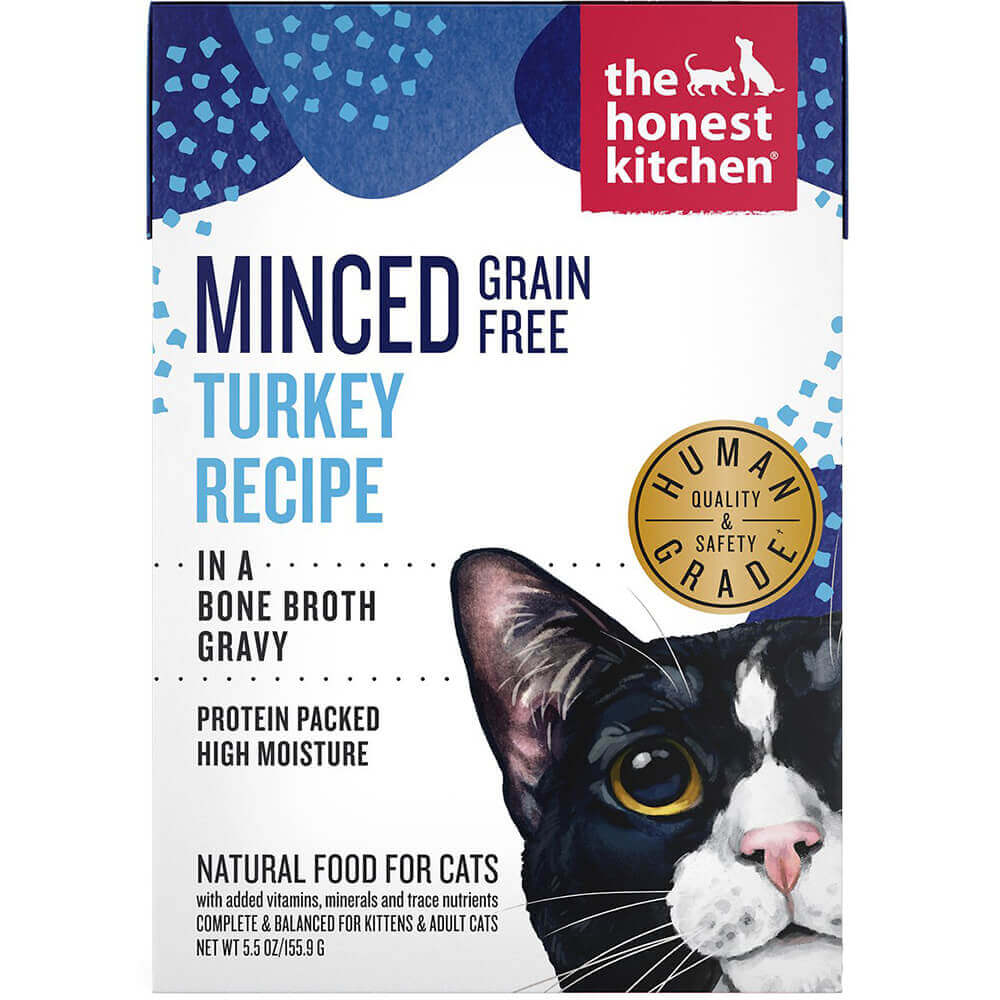 Honest Kitchen Minced Turkey in Bone Broth Gravy