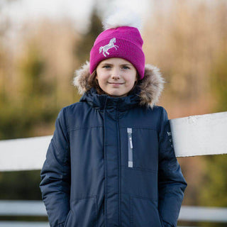 Horze Terry Kids Reflective Knitted Hat
