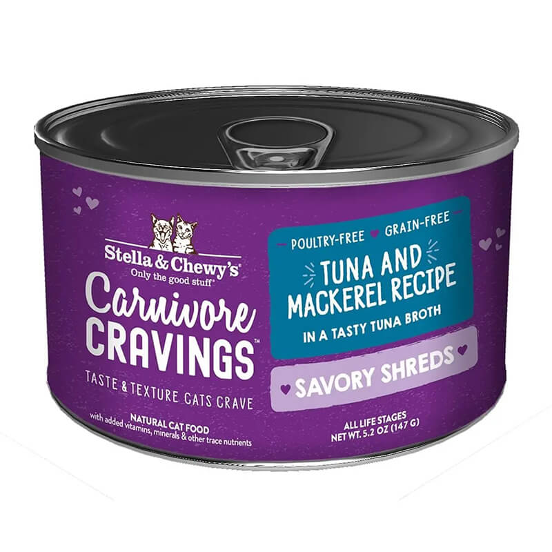 Stella & Chewy's Carnivore Cravings Savory Shreds Tuna & Mackerel