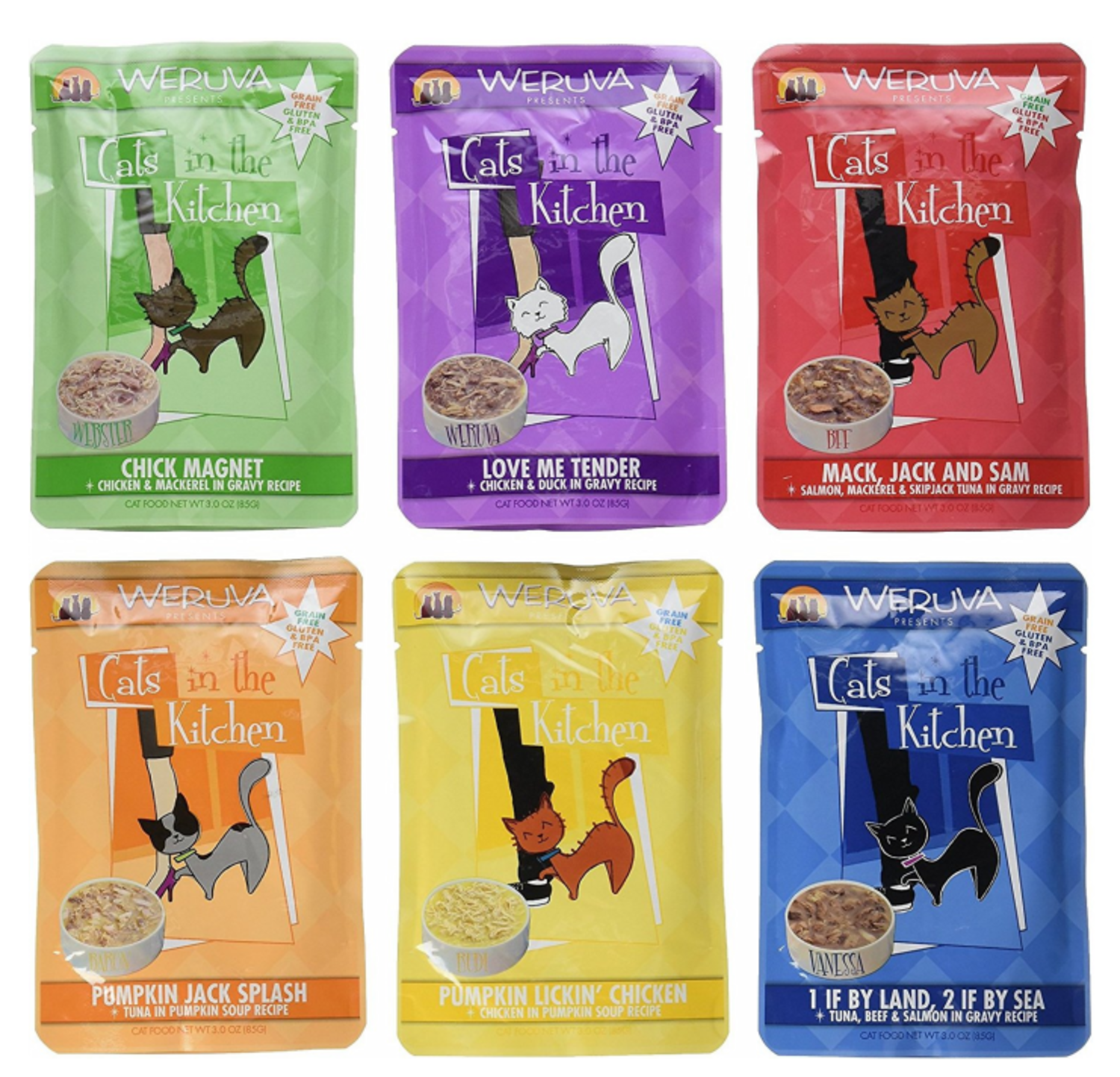 Weruva CITK Pantry Party Variety Pack 3oz Pouches